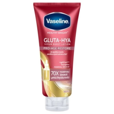 Sữa Dưỡng Thể Vaseline Pro-Age Restore Gluta-Hya Serum Burst Lotion 70x Trắng Da Chống Lão Hóa