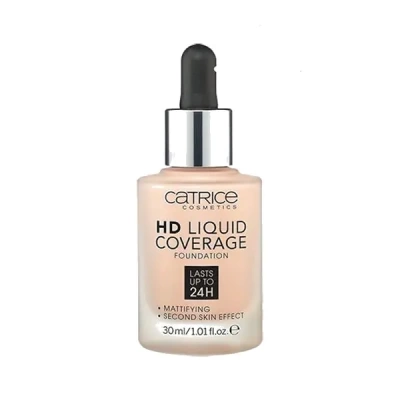 KEM NỀN CATRICE HD LIQUID COVERAGE - MÀU 010 LIGHT BEIGE