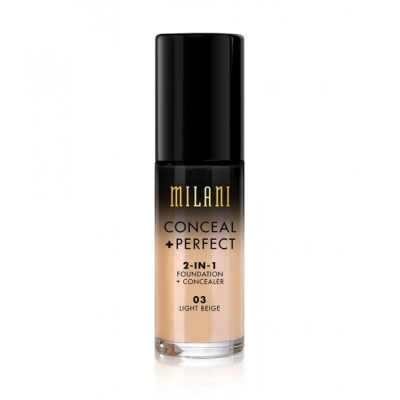 Kem Nền Che Khuyết Điểm MILANI Conceal + Perfect 2-in-1 Foundation + Concealer