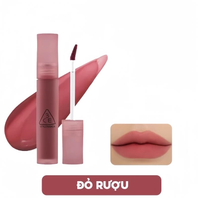 Son Kem Lì, Mịn Mượt Nhẹ Môi 3CE Blur Water  Tint 4.6g - DOUBLE WIND