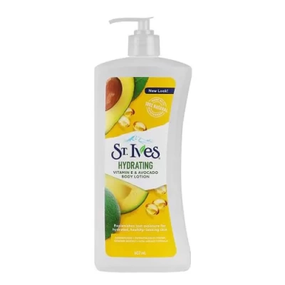 Sữa Dưỡng Thể St.Ives Vitamin E & Bơ Dưỡng Ẩm Da 621ml  - Hydrating Vitamin E & Avocado Body Lotion