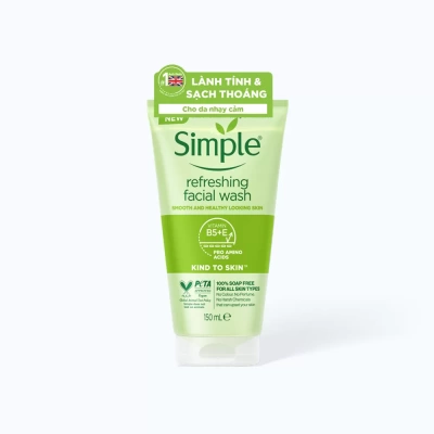 SỮA RỬA MẶT SIMPLE REFRESHING FACIAL WASH KIND TO SKIN 50ML